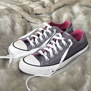 Converse gray and pink women's size 7.5
